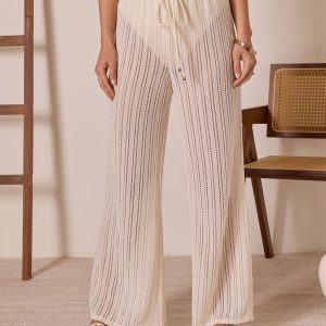 Gelato Please Open Knit Cover Up Pants