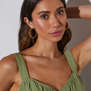 Dilara Bubble Hoop Earrings