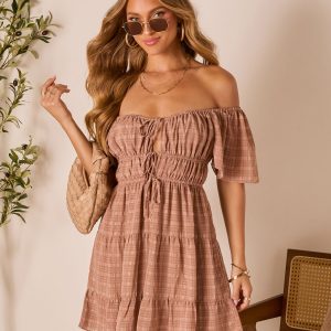 Pure Essence Tiered Babydoll Dress