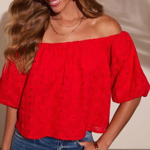 Slow Stroll Off The Shoulder Top