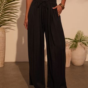 Marlah Pleated Drawstring Pants