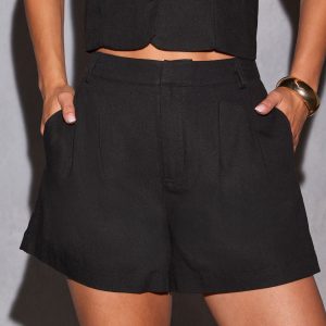 Ansela Pleated Trouser Shorts