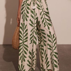 Sol Escape Tropical Drawstring Pants
