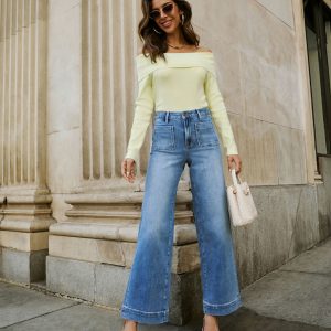 Solara Super Stretch Wide Leg Jeans