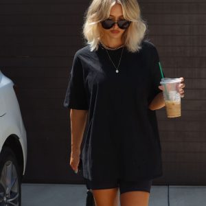 His Cotton Oversized Tee