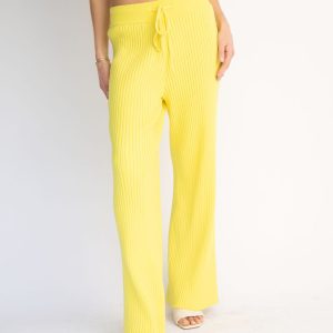 Laid Back Luxe Ribbed Drawstring Pants