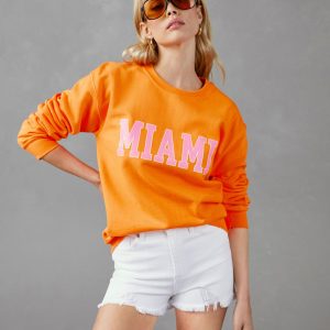 Miami Cotton Blend Sweatshirt