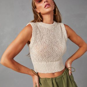 Gianni Sleeveless Sweater Knit Tank