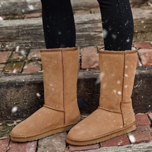 Eliah Faux Suede Mid Calf Boots