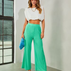 Netta Shimmer High Waist Pants